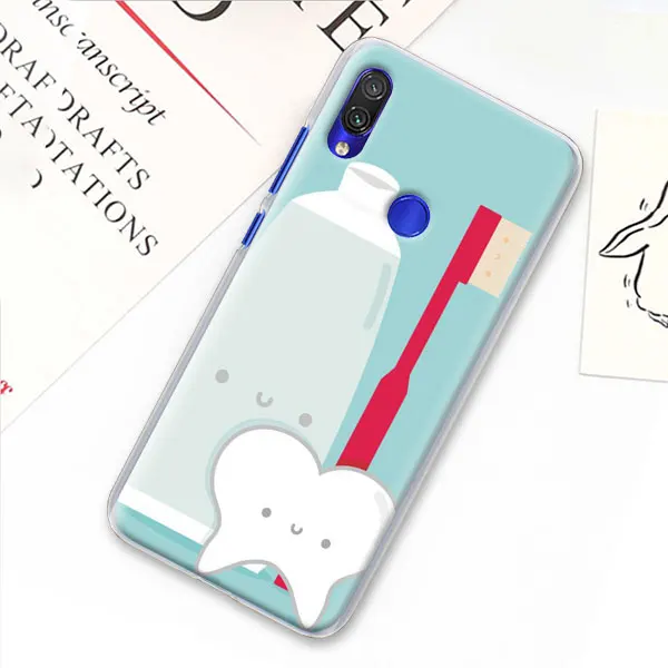 12 Стоматологический зуб чехол для телефона Xiao mi Red mi 7 5 6 Pro Note 7 Pro 5 5A 6 mi A1 A2 8 Lite 9 чехол Coque - Цвет: 12
