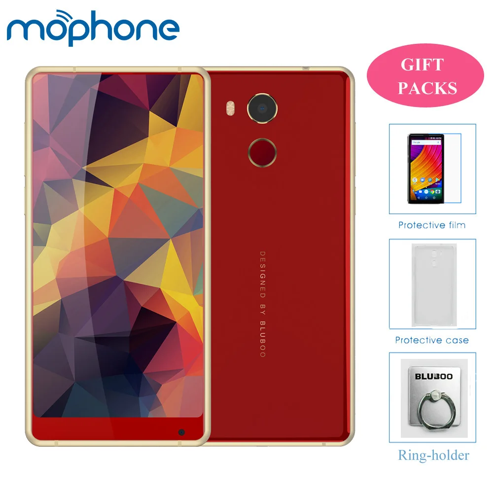 BLUBOO D5 PRO 4G Мобильный телефон 5 дюймовый Android 7 0 MTK6737 Quad core 3 ГБ + 32 сзади 13.0MP спереди