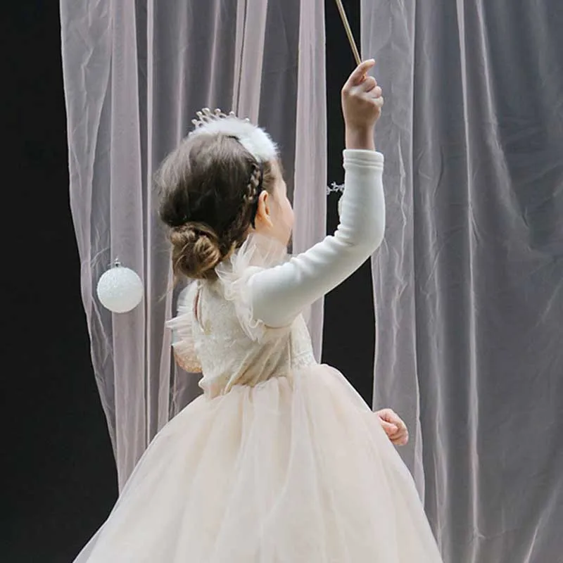 Модная плюшевая диадема с помпоном для девочек Тиары и короны принцессы головной