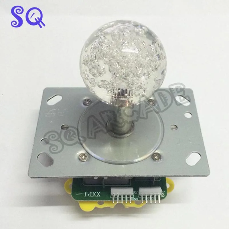 4 шт. новейший аркадный светодиодный джойстик с 45 мм хрустальным шариком Топ