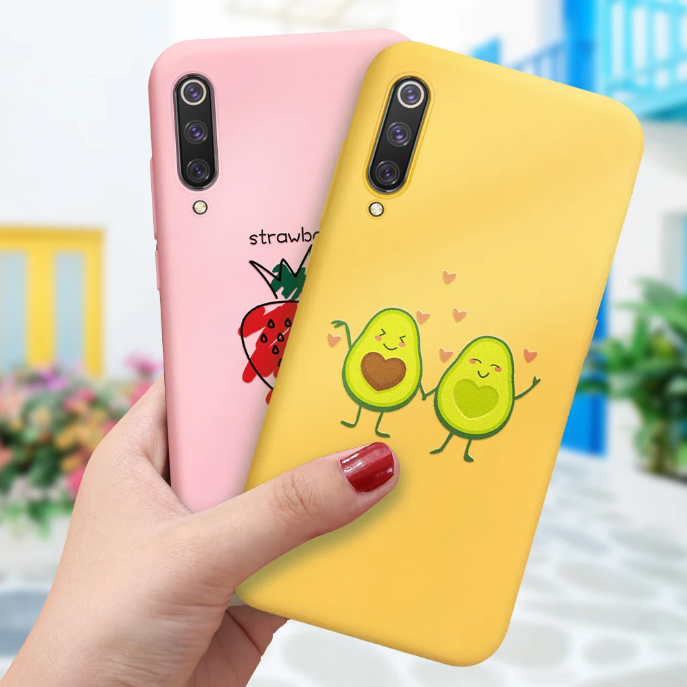 Милый мягкий чехол из ТПУ с мультяшным рисунком для Xiaomi Mi 8 Lite 9 SE A2 Модный узором 9T