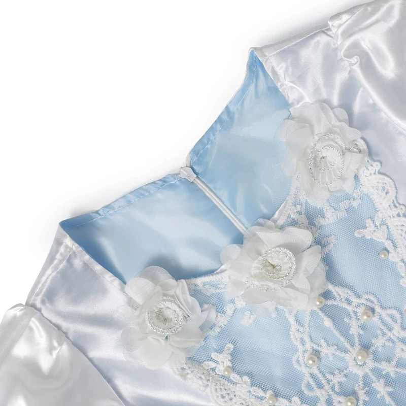 

Christmas Costume for Girls Cendrillon Princess Dress up Costumes with Hooded Cloak Kids Floral Party Birthday Cosplay Fantasy