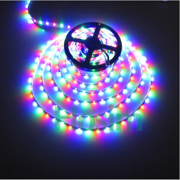 Бесплатная доставка 3528 RGB светодиодная двойная лента PCB 5 м 300SMD tira полоса белая