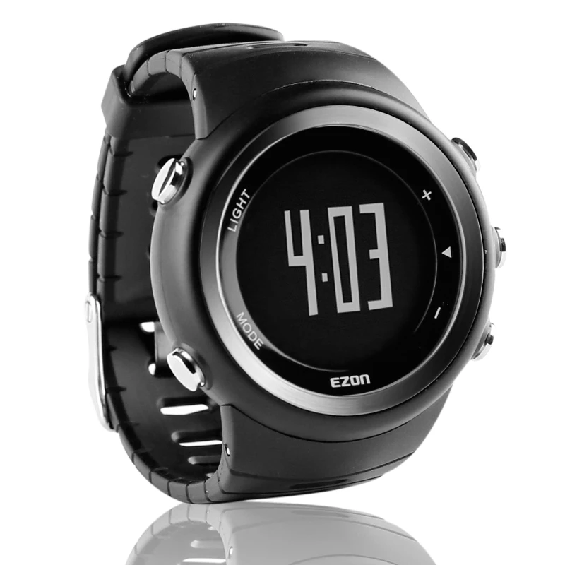 Hot !EZON T023 Sport Smart Watch Running Step Distance Pedometer Calorie Monitor Exercise Record 5ATM Waterproof | Электроника
