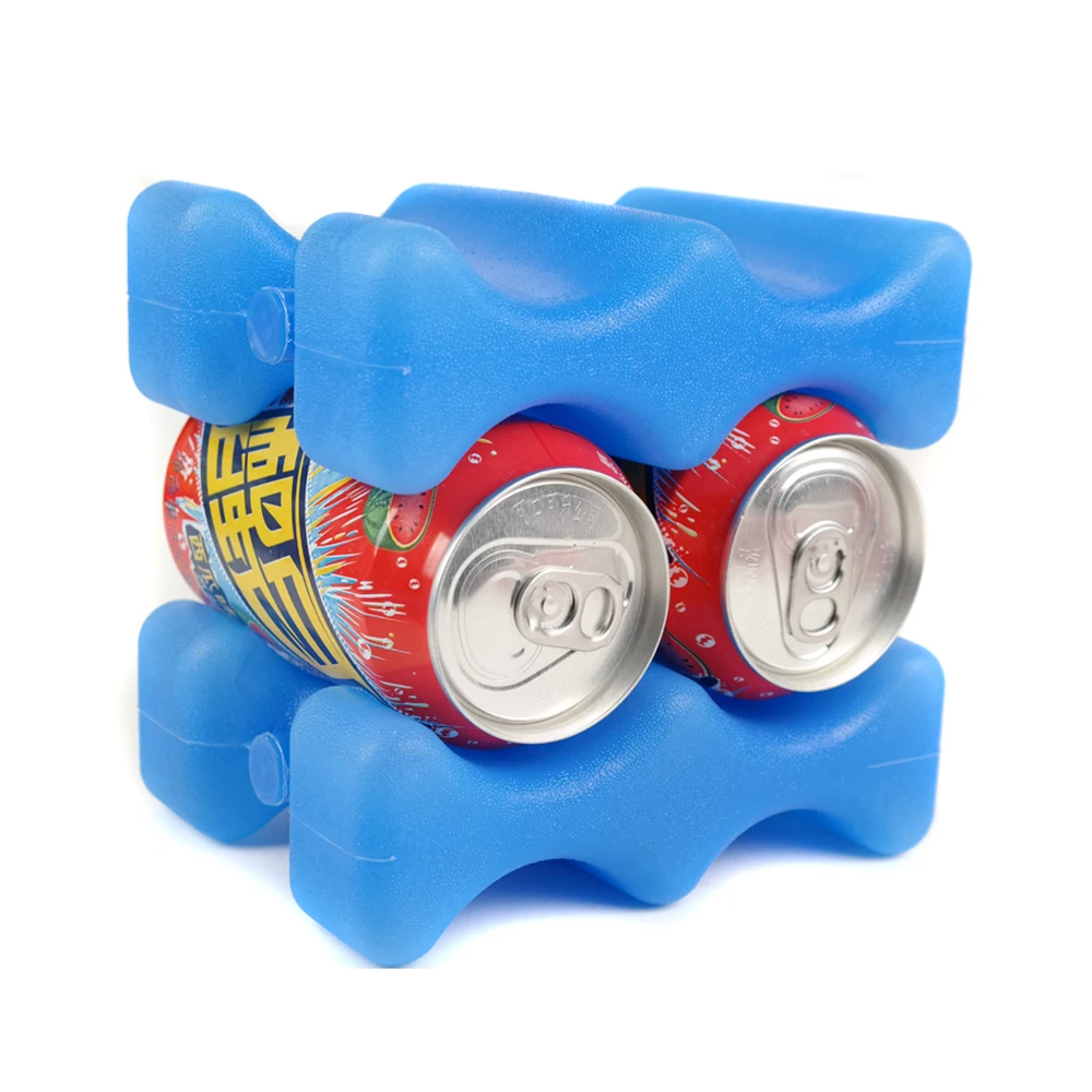 2 шт./лот 400 мл Высокое качество многоразовые Волнистые Синие ледяные коробки