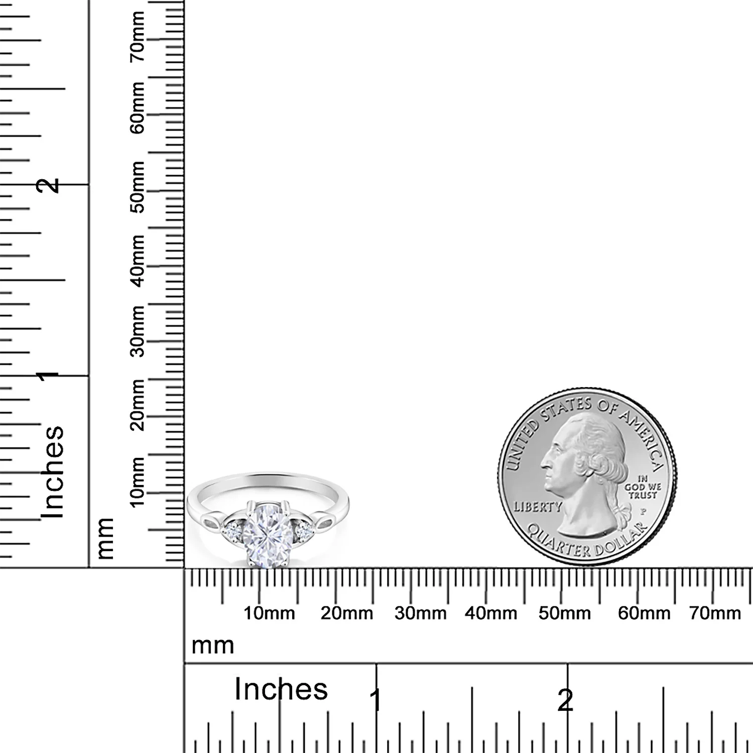 GemStoneKing вечная классика 1.50ct росы Овальный создания Муассанит Обручение кольцо