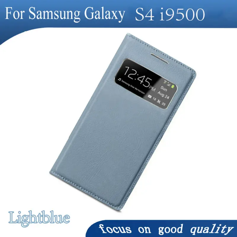 Кожаный чехол FDCWTSSmart для Samsung Galaxy S4 I9500 I9505 тонкий Оригинальный S 4|flip cover|leather caseflip case