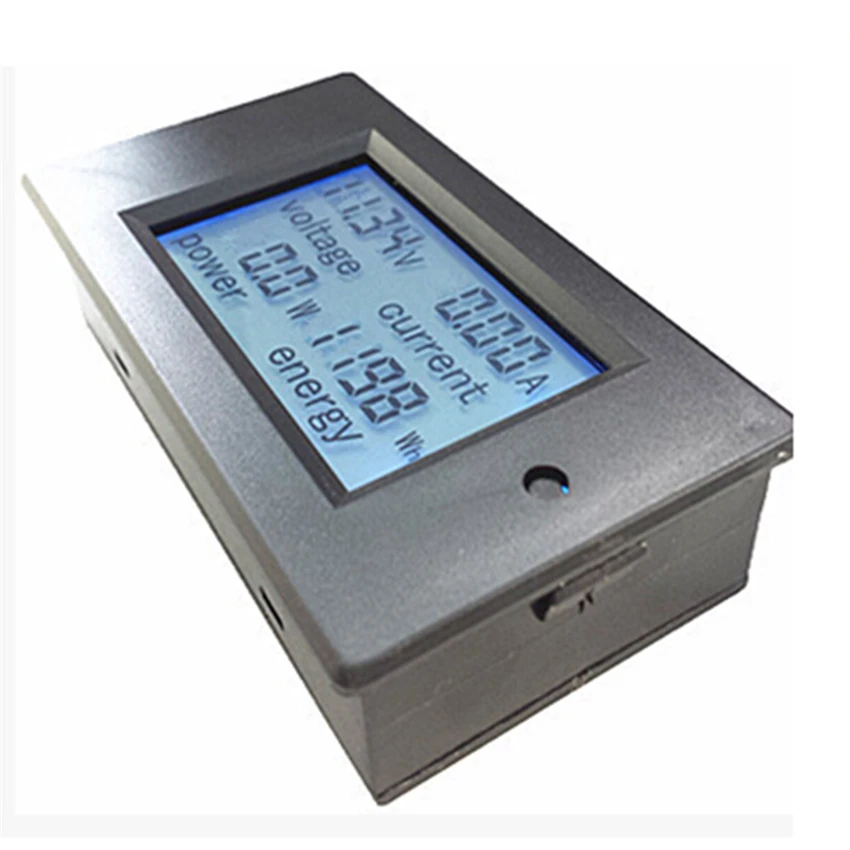 PEACEFAIR DC 6 5 100 V 4 IN1 цифровой ЖК дисплей Напряжение ток Мощность энергии Вольтметр