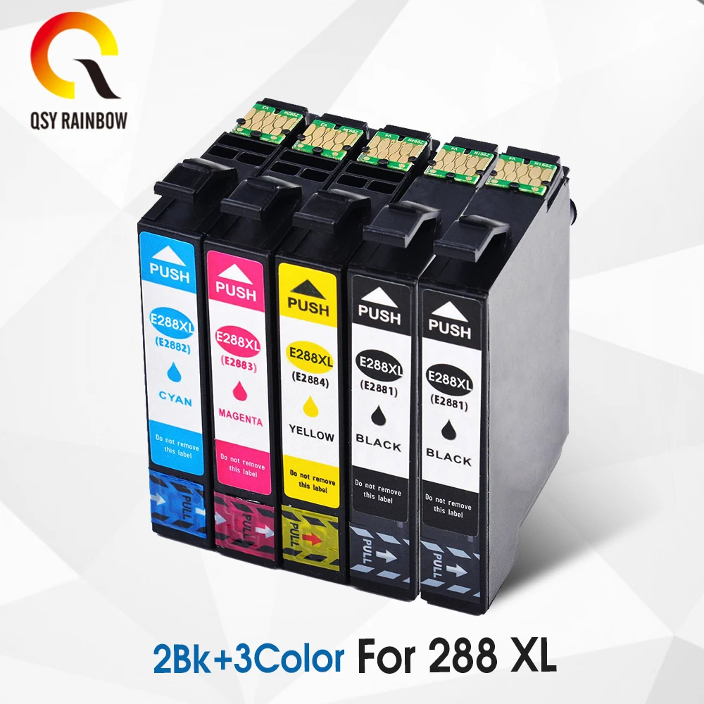 

5 Pack Compatible ink cartridge 288 T288XL for Epson Expression XP-330 XP-430 XP-434 Series Printers