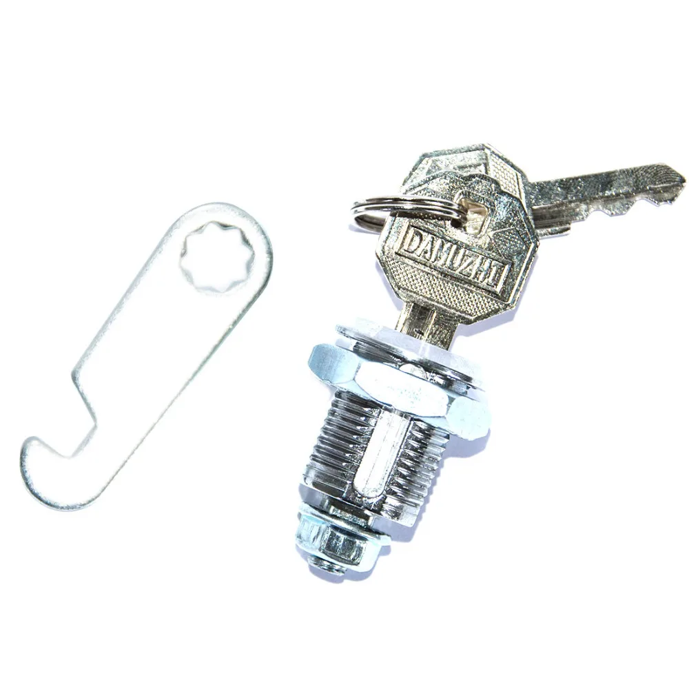 Эксцентричный замок камеры 18 мм + 2 ключа для ящика шкафа замки на шкаф