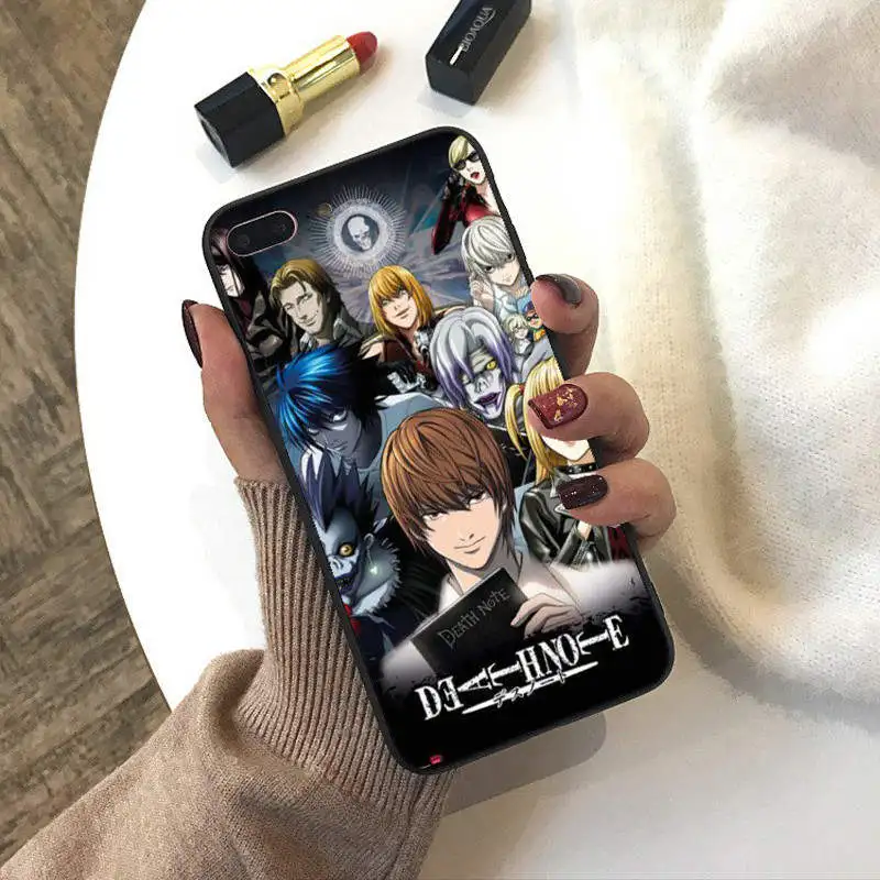 Death Note, мягкий черный силиконовый чехол из ТПУ для телефона Ryuk kira, чехол для телефона iPhone XS MAX 8, 7, 6, 6S Plus, X, 5, 5S, SE, чехол, Fundas Capa - Цвет: TPU