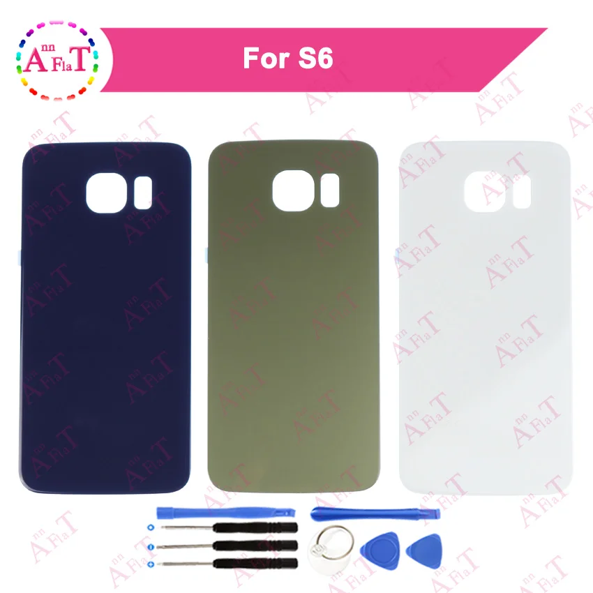 10 шт./лот Запасное стекло для Samsung Galaxy S6 S6edge G920F G925F крышка батареи Задняя Дверь