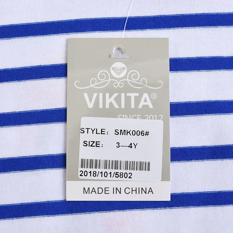 VIKITA/летнее платье для девочек с расклешенными рукавами; платья-пачки для девочек; детское платье принцессы с единорогом; Детские костюмы для детей; одежда из хлопка