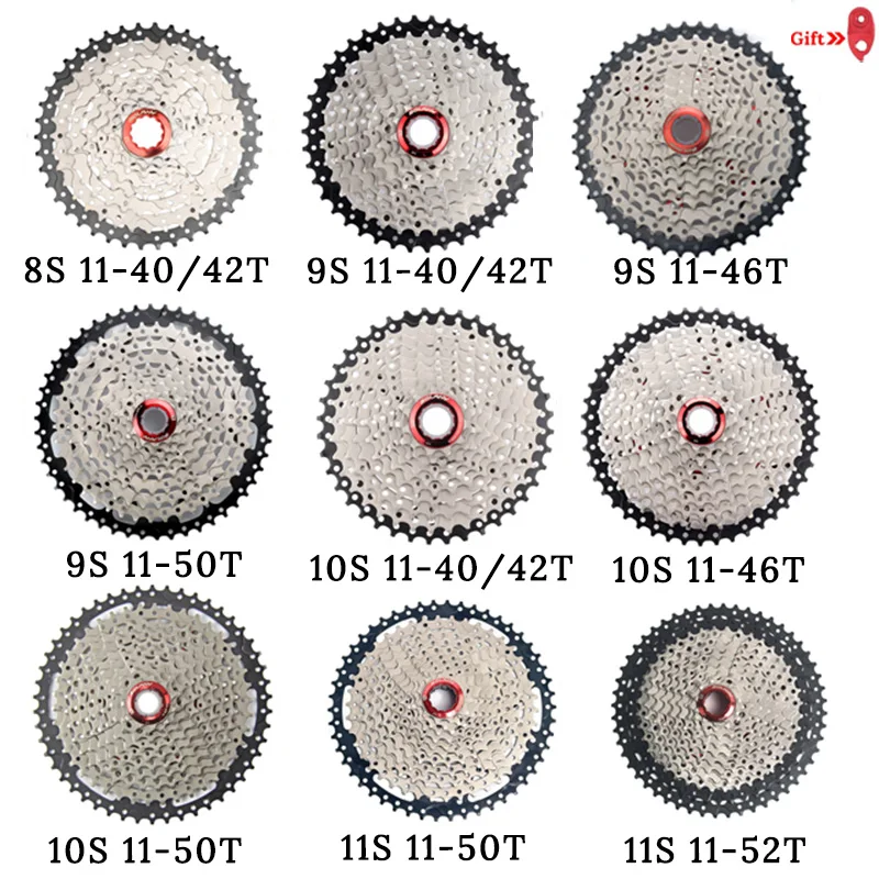 Горный велосипед свободное колесо 8 9 10 11 скорость 40 42 46 50T маховик для Shinamo XT SLX Sram