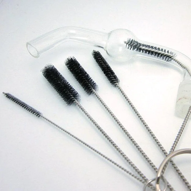 5 шт./лот щетка для очистки соломы из нержавеющей стали|brush cleaner|straw brushstraw cleaning brush |