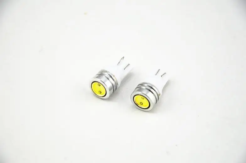 Бесплатная доставка 2X T10 1W белый 1 SMD СВЕТОДИОДНЫЙ Автомобильный боковой Клин