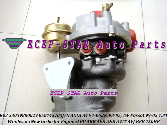 Бесплатная доставка K03 5303988025 53039700025 058145703N турбо для AUDI A4 A6 C5 B6 Volkswagen VW Passat B5 1.8L AEB BFB