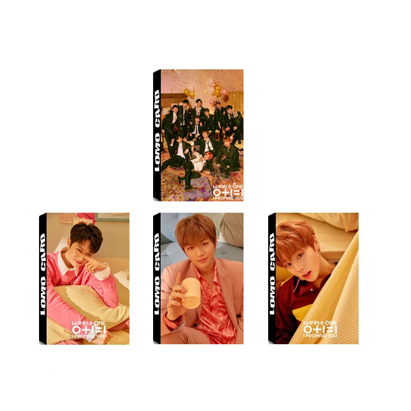 KPOP WANNA ONE Album я обещаю что вы сами сделали бумагу Lomo Card фото карта Постер HD