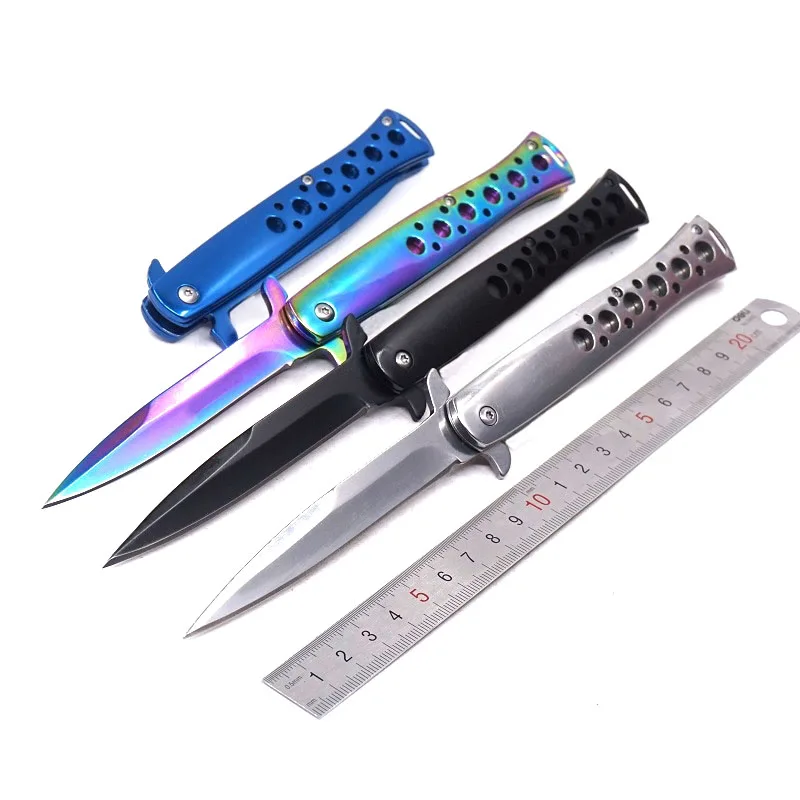Складной нож тактический карманный для выживания лезвие 3CR13 стальная ручка