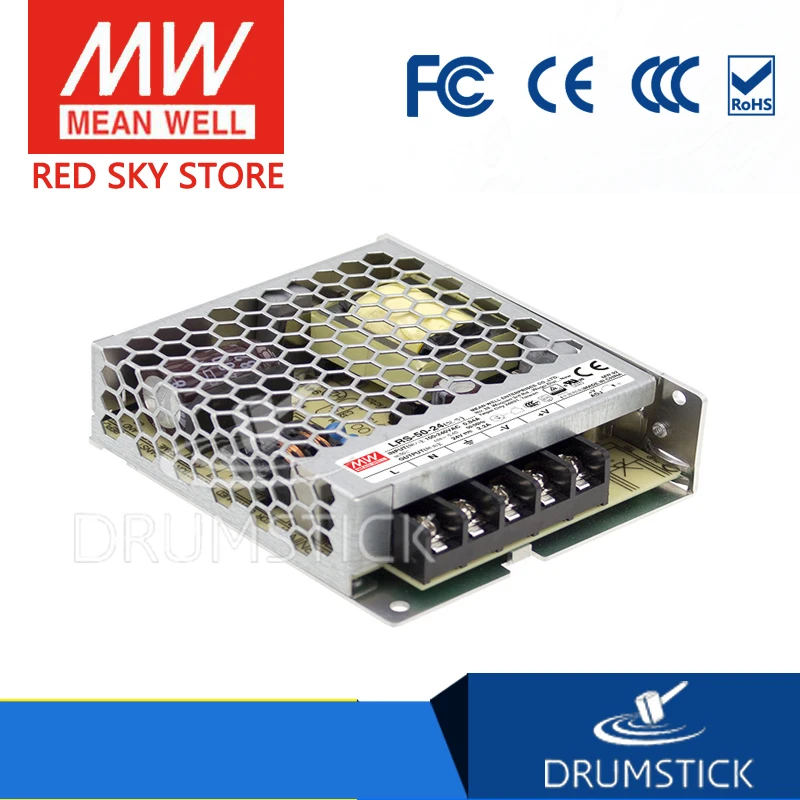 По специальной цене товара MEAN WELL! LRS 50 3.3 3 V 10A meanwell 33 W один Выход переключение