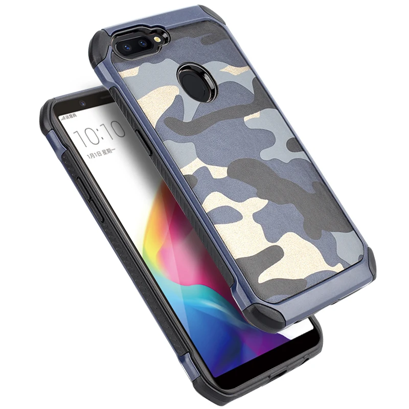 

Армейский камуфляжный чехол для телефона OPPO R11s Plus R11 с рисунком PC + TPU 2 в 1 противоударный защитный чехол для R9 R9s Plus