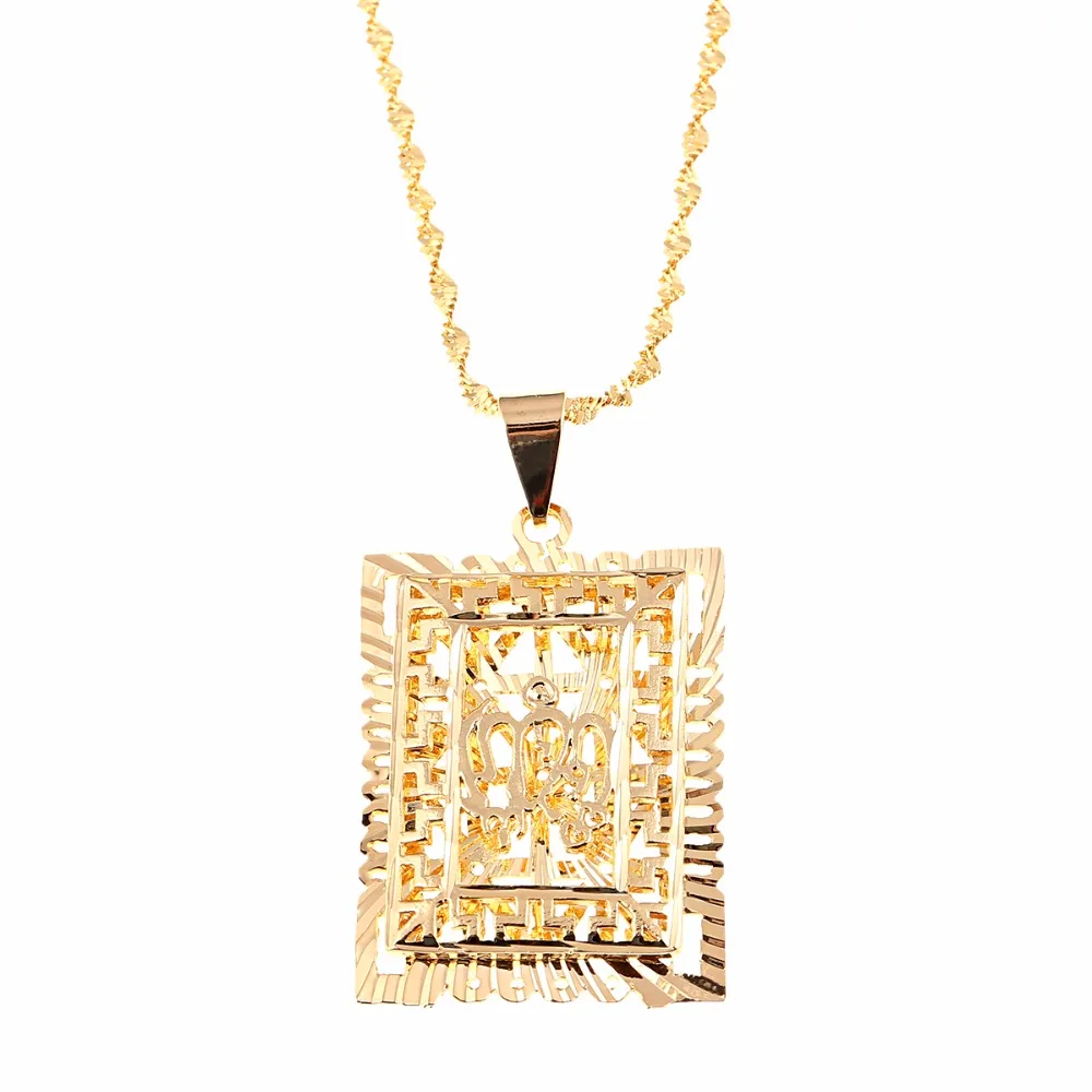 Ожерелье с подвеской Allah цепочка для мужчин и женщин ювелирные изделия в арабском