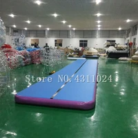 Free Shipping 6m 7m 8m Inflatable Gymnastics Mattress Gym Tumble Airtrack Floor Tumbling Air Track For Sale