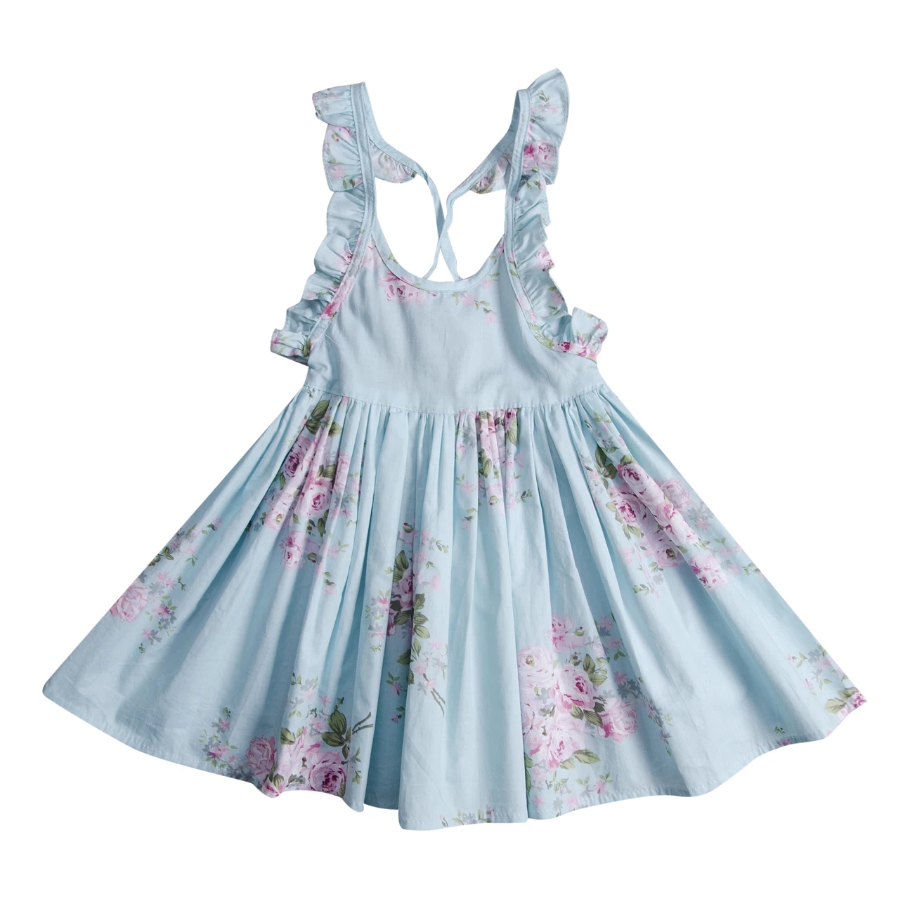 2017 New Outfit Clothing Baby Dress Cute Kids Girls Flower Sleeveless Floral Formal Bridesmaid Wedding Party Princess | Детская одежда