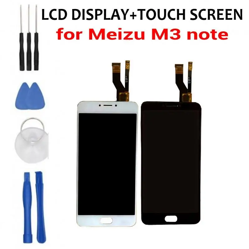 Бесплатная доставка Meizu m3 note ЖК дисплей + сенсорный экран 5 дюйма запасные
