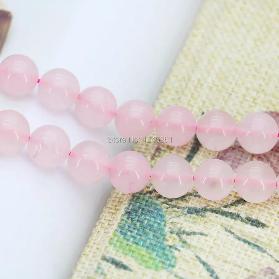 10 мм Высокое качество розовый кристалл круглые аксессуары поделки свободные