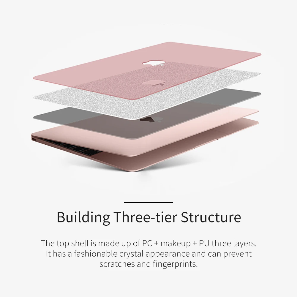Для macbook pro Air 13 15 4 крышка Криста/корпус из abs пластика A1369 A1466 A1278 A1534 A1465 для + чехол