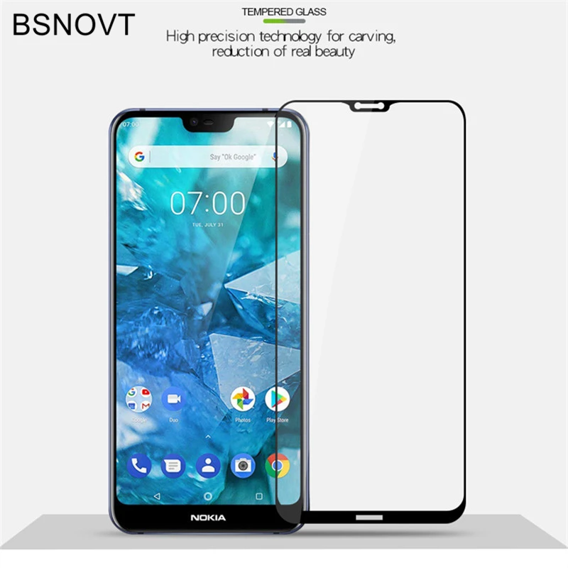 2 шт Стекло для Nokia 7 1 стекло защита экрана закаленное 2018 Защитная пленка