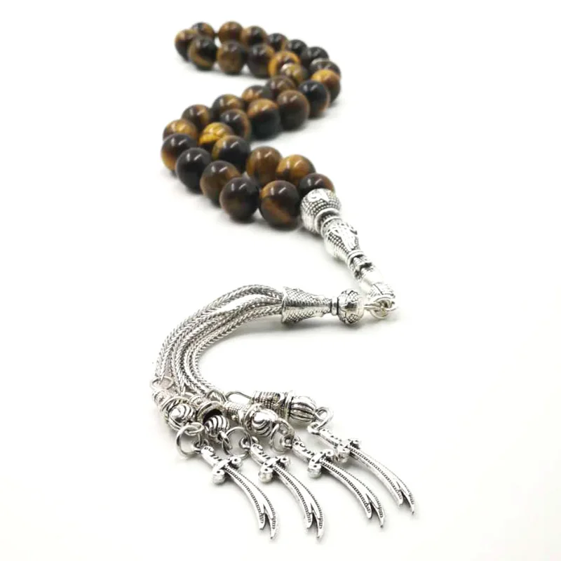 Мужские модные четки Tasbih в стиле 2019 со специальной металлической кисточкой Четки
