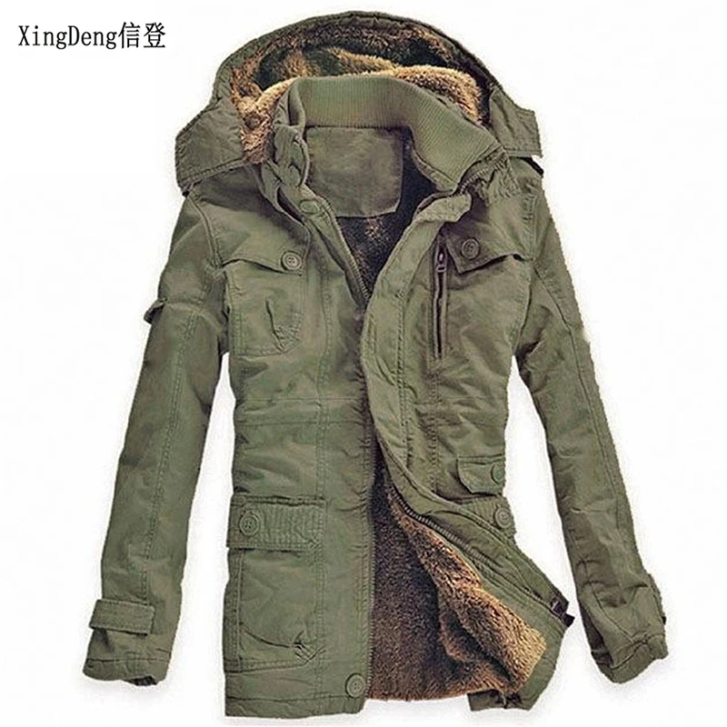 Новинка 2018 зимние теплые куртки XingDeng модное мужское пальто thjck теплый топ куртка