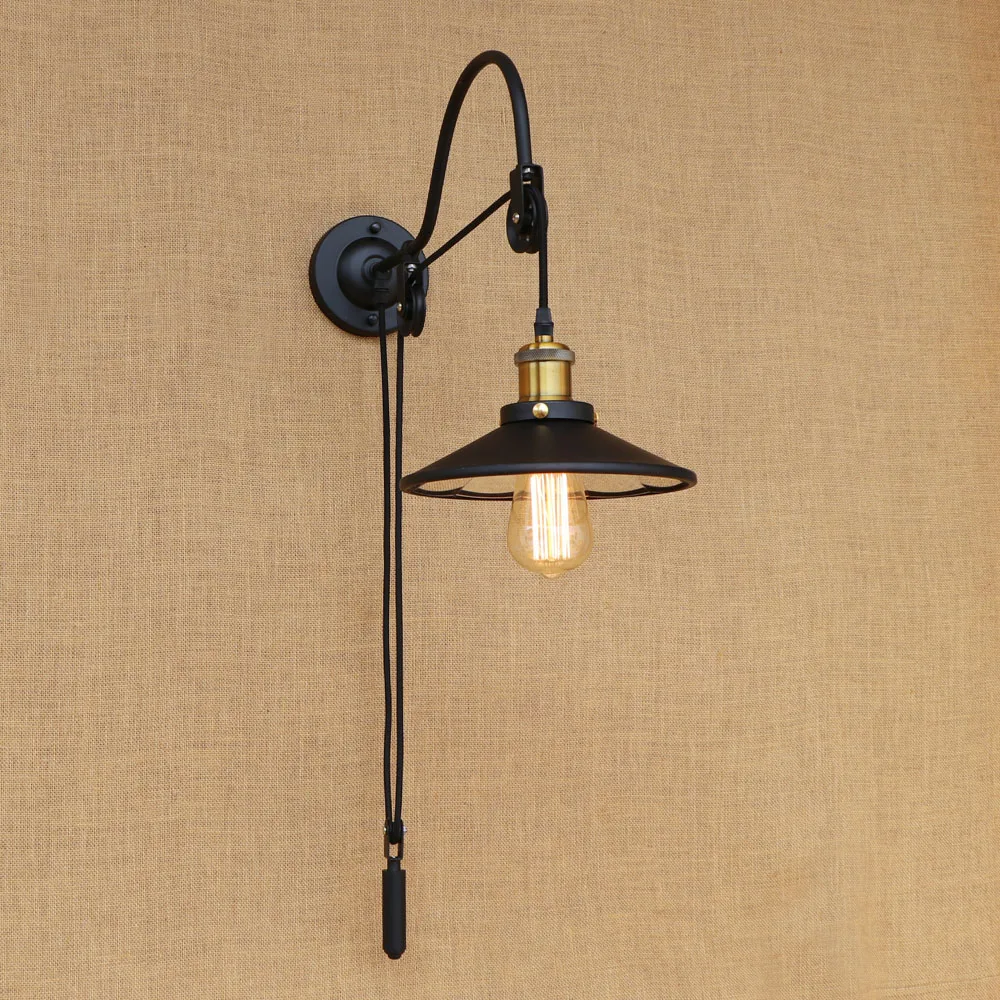 Винтажные длинные Настенные светильники E27 110 В 220 перем. Тока|light sconce|led wall light
