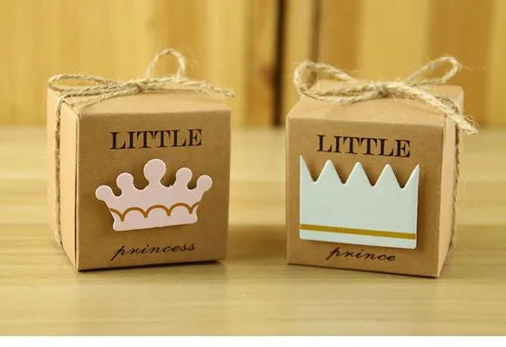 Оптовая продажа 3000 шт. маленькая принцесса принца коричневый Детский праздник на