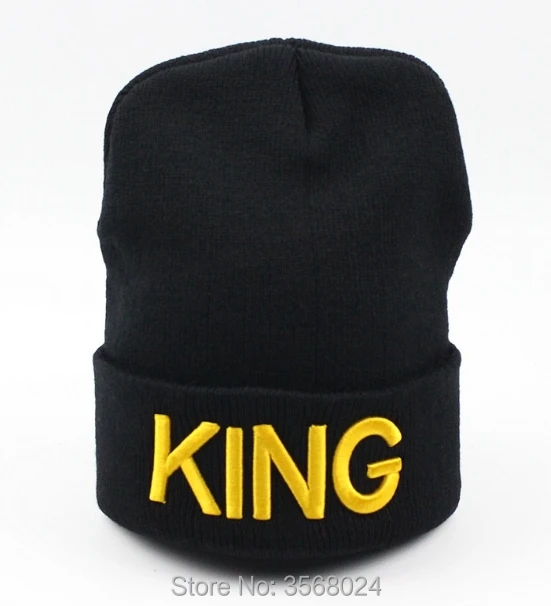 Зимние теплые вязаные шапки KING QUEEN Skullies &amp Beanies для взрослых и детей с объемной