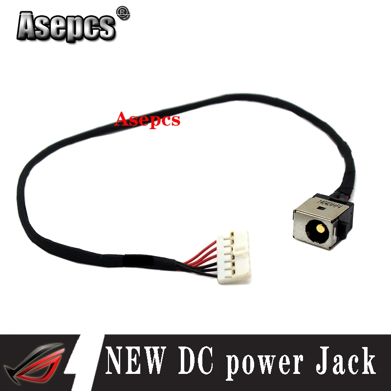 Новый зарядный кабель постоянного тока для ноутбука For Asus F751 R510C X450 X751 X751M X751L R752MA