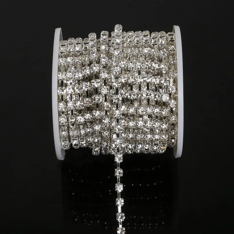 10 ярдов/рулон Посеребренная цепочка для одежды | Украшения и аксессуары