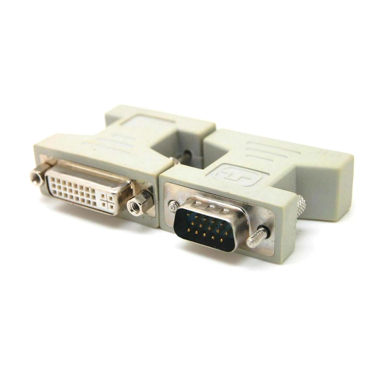 Бесплатная доставка DVI i 24 + 5 гнездовой к VGA 15pin Мужской адаптер конвертер двойной