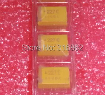 Бесплатная доставка 16V220UF 16В 220 мкФ 227C Размер: E 7345 SMD танталовые конденсаторы