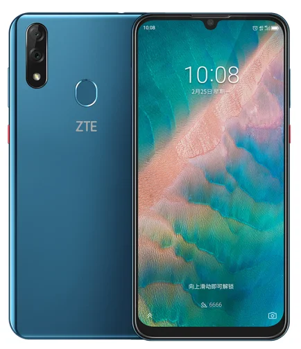 Zte Blade V10 Восьмиядерный 4 Гб ОЗУ 64 Гб/128 Гб ПЗУ две sim-карты полный экран 6," 2280*1080 Android 9,0 Play Store 32 МП фронтальная камера OTA