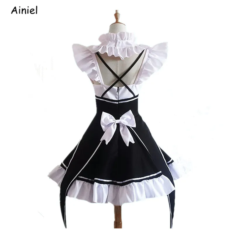 Аниме Re:zero Kara Hajimeru Isekai Seikatsu жизнь в другом мире Ram Rem Косплей Костюм Платье