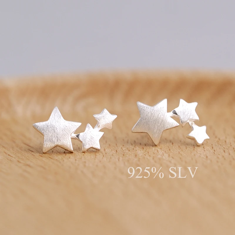 S925 wiredraw svjewelry Женская Сережка гвоздик pure svshort универсальное