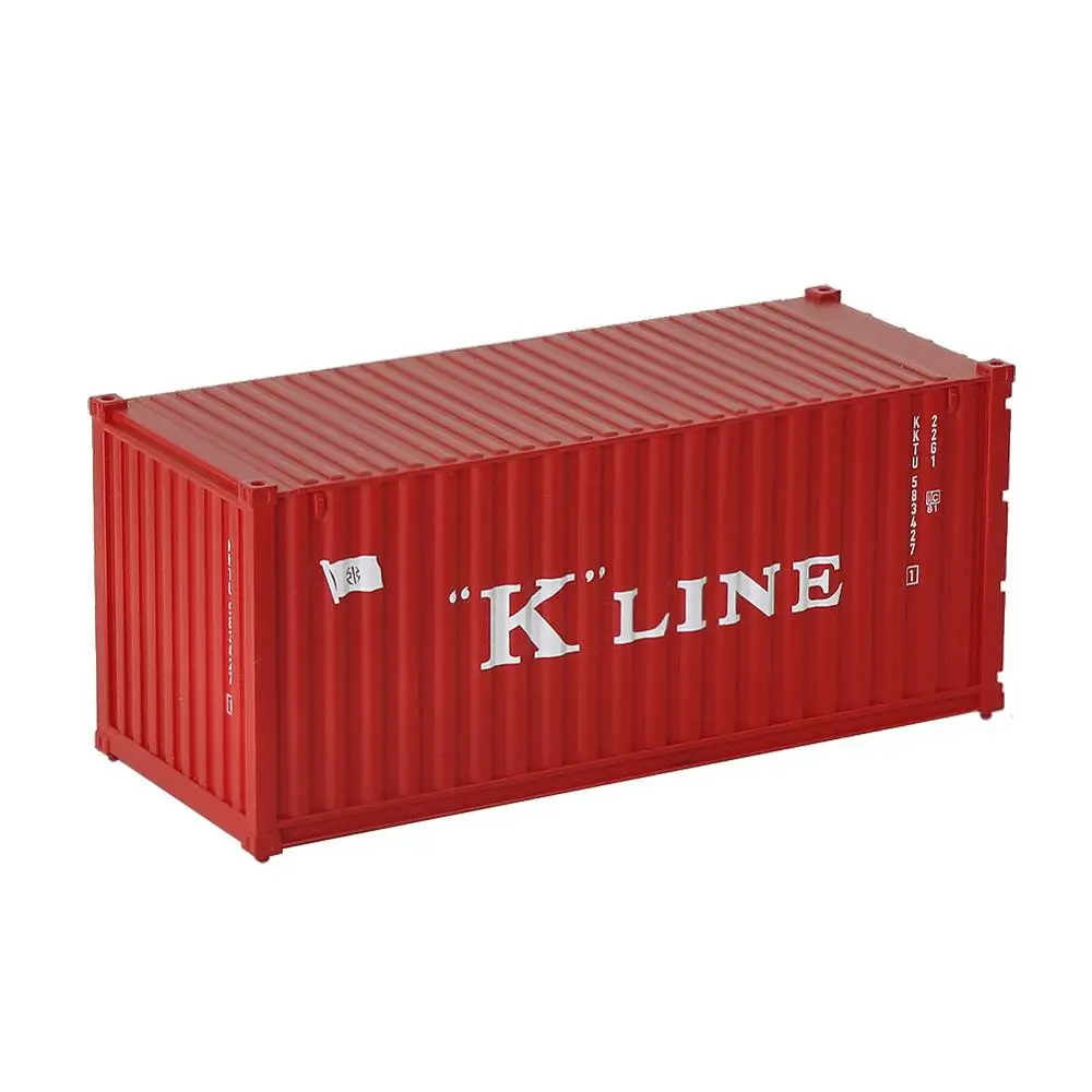 KLINE C8726 1 шт. 20 футов грузовой контейнер HO Масштаб 1: 87 20 футов контейнер модель железнодорожной линии макет - Цвет: KLINE