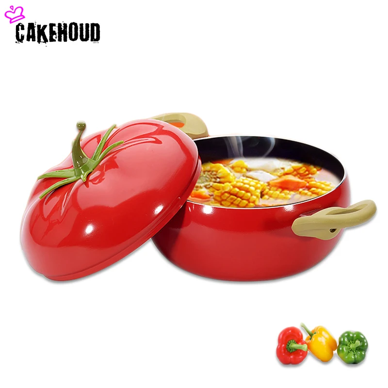 Hot Sale Fruit Frying Pan Cooking Pot Color Saucepan Ceramic Pan Grill Pan Induction Cooker Gas Aluminum Cookware Drop Shipping