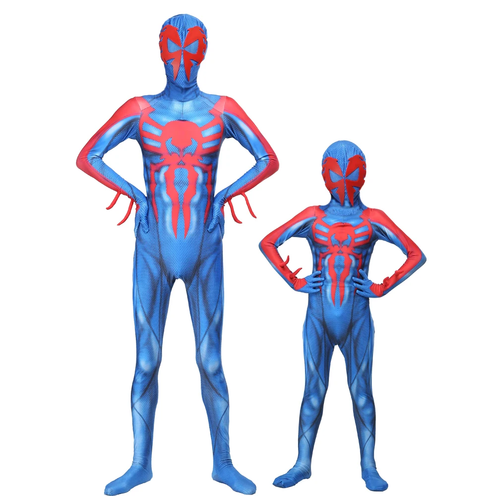 Костюмы Мигеля О 'Хара для взрослых и детей; коллекция 2099 года; Карнавальный костюм супергероя; вечерние костюмы; комбинезон зентай