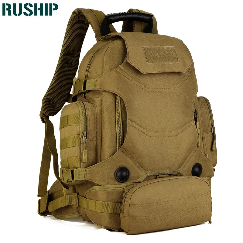 Koop Mannen Vrouwen Jacht Militaire Tactiek Rugzak Waterdicht Nylon Hike Kamp Rugzakken Outdoors Tassen Camouflage Multifunctionele Rugzak