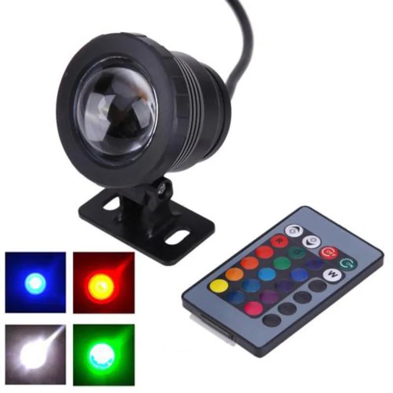 10 Вт RGB светодиодный подводный источник света лампа для фонтана Садовый пруд