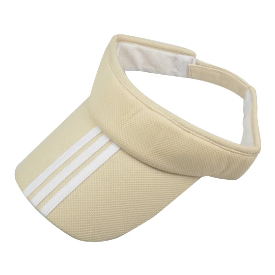 Beige Спортивные шляпы для тенниса, гольфа, козырек от солнца, шляпы, регулируемые, простые, яркие цвета, для мужчин и женщин - Цвет: Beige
